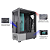Gabinete Kmex Warlock A1D4 Gamer RGB Sem Fan Design Moderno - Imagem 8