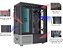 Gabinete Gamer Kmex CG 01A9 Bifrost com 6 LEDs RGB design moderno preto - Imagem 4