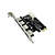 Placa PCIe USB 3.0 4 Portas 5Gbps para PC Desktop - Imagem 1