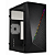 Gabinete Kmex Gamer Micro CG15NX Preto Sem Fonte Painel Com Fita Led - Imagem 1