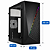 Gabinete Kmex Gamer Micro CG15NX Preto Sem Fonte Painel Com Fita Led - Imagem 2