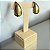 Brinco Liso Gota Dourado G - Imagem 1