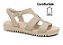 Sandalia Conforto Comfortflex Feminina ALMOND - Imagem 2