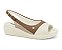 Sandalia Comfortflex Anabela Slingback Coconut - Imagem 1