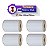 4 Rolos de Etiquetas 100x150mm Térmica Serrilha - Imagem 1