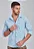 Camisa Manga Longa Slim Tricoline c/ Elastano Liso - Imagem 1