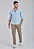 Camisa Manga Longa Slim Tricoline c/ Elastano Liso - Imagem 4