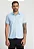 Camisa Manga Curta Slim Tricoline c/ Elastano Liso - Imagem 3
