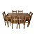 Jogo De Mesa Com 6 Cadeiras Pequim Em Jequitibá Lançamento - Imagem 2