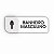 Placa Porta Sinalização Banheiro Masculino Acrílico - Imagem 4