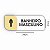 Placa Porta Sinalização Banheiro Masculino Acrílico - Imagem 3