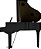 Piano De Cauda Digital Roland GP-9 PE Polished Ebony - Imagem 11