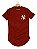 Camiseta Longline Algodão Ny New York USA Basic Ref 451 - Imagem 1