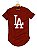 Camiseta Longline Algodão LA Los Angels USA Ref 452 - Imagem 4