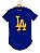 Camiseta Longline Algodão LA Los Angels Destroyed Orange Ref 453 - Imagem 2