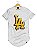 Camiseta Longline Algodão LA Los Angels Destroyed Orange Ref 453 - Imagem 3