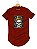 Camiseta Longline Algodão Dayos Gold Skul Ref 481 - Imagem 4