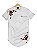 Camiseta Longline Algodão Flores Vermelhas Ref l38 - Imagem 2