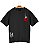 Camiseta Oversized Algodão Red Rose Ref o31 - Imagem 1