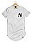 Kit 3 Camisa Camiseta Masculina Longline Algodão StreetWear NY New York LK03 - Imagem 2