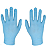Luva Nitrilica Descartável Sensi Soft Azul - Volk (100 unidades) | CA - 46249 - Imagem 4