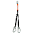 Talabarte "Y" em Fita Tubular com Absorvedor de Energia Mult 1892 - MG Cinto - Imagem 1