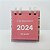 Mini Calendário de Mesa 2024 - Imagem 1