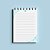 Bloco de Anotações A6 Folhas Minimalista - Imagem 2