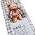 10un. Caixa Borda 12 doces Gaveta - Urso de Natal - Imagem 3