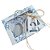 10un. Caixa 02 Ovos de Colher 100g Visor - Blue Easter - Imagem 1