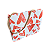 10un. Mini Sacola - Heart Ted - Imagem 2