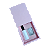 Caixa Borda para 1 mini home spray 60ml+ 1 vela 70gr - Rosa - Imagem 1