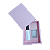 Caixa Borda para 1 mini home spray 60ml+ 1 vela 70gr - Rosa - Imagem 2