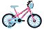 Bicicleta Vellares Super Girl Aro 16 Rosa Neon - Imagem 1