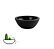 Vaso Bacia PP Preto Absoluto - 21x9cm - Vasap Design - Imagem 2