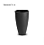 Vaso Vietnamita 70 Preto Absoluto - Vasap Design - Imagem 1