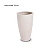 Vaso Vietnamita 70 Branco Mármore - Vasap Design - Imagem 1
