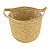 Cesto Artesanal Nelis Natural 19x17 M - Palha Seagrass - TS Brasil - Imagem 7