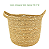 Cesto Artesanal Nelis Natural 19x17 M - Palha Seagrass - TS Brasil - Imagem 1