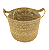 Cesto Artesanal Nelis Natural 23x20 G - Palha Seagrass - TS Brasil - Imagem 4