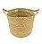 Cesto Artesanal Nelis Natural 28x27 GG - Palha Seagrass - TS Brasil - Imagem 3