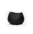 Vaso Texturizado Oval 12 Preto - Terraza - Nutriplan - Imagem 1