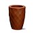 Vaso Safira Cônico 40 Ferrugem 18L - Terraza - Nutriplan - Imagem 1