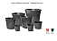 Kit 3 Vasos de Plástico Redondo N03 Cerâmica 3 Litros - Nutriplan - Imagem 6