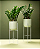 Suporte de Chão Urban Trio Branco - 2 Alturas - 59 cm - Raiz - Imagem 2