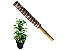 Estaca Bastão Tutor de Fibra De Coco com Bambu 40 cm - Imagem 5