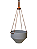 Vaso Cachepo Para Plantas San 6 Diamantado - Cuia 18 Raiz - Várias Cores - Imagem 7