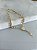 Pulseira terçinho em semijoia banhado a ouro PL00012 - Imagem 1