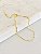 Pulseira bolinha delicada em banhado a ouro 18k - Imagem 1