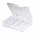 Caixa De Acrílico C/ Divisoria Transparente 14x10 Organizar - Imagem 20